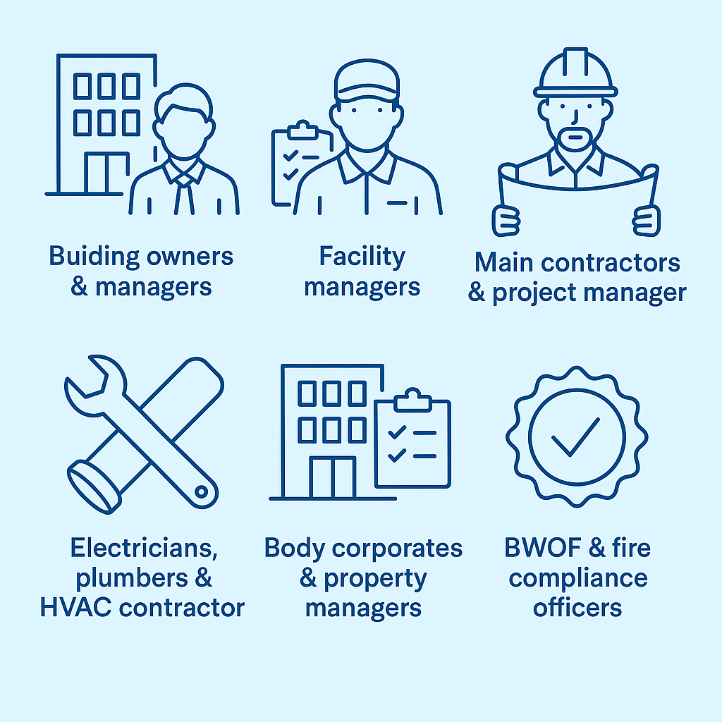 Passive fire stopping for openings and voids — serving building owners, facility managers, contractors, electricians, body corporates and compliance officers in Auckland