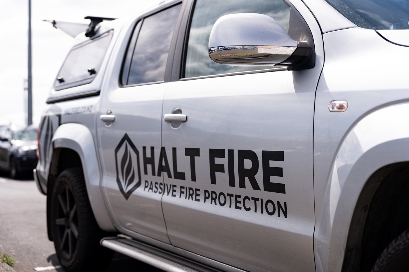 Halt Fire vehicle on site